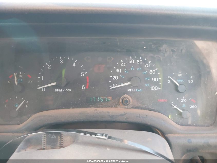 1999 Jeep Cherokee VIN: 1J4FN78S0XL665073 Lot: 43380627