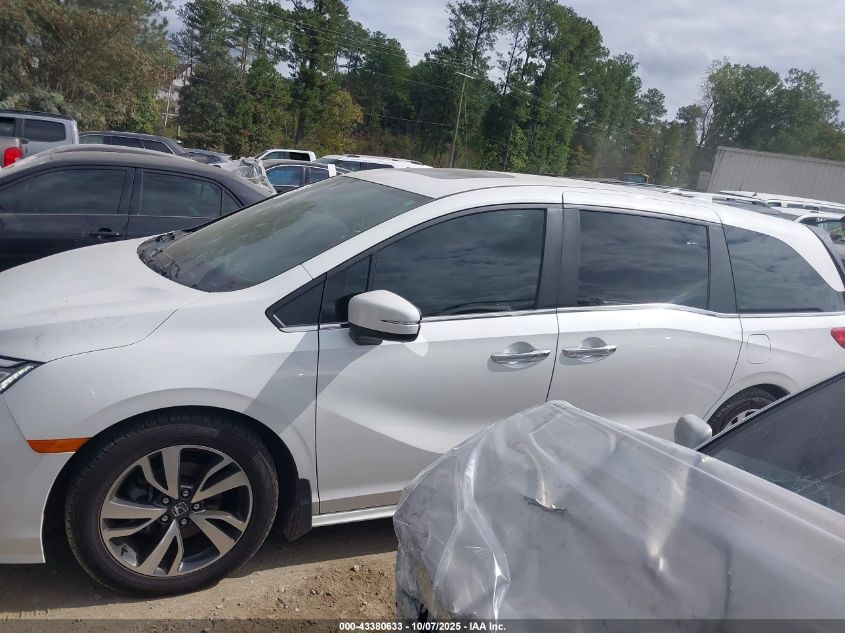2022 Honda Odyssey Touring VIN: 5FNRL6H8XNB012547 Lot: 43380633