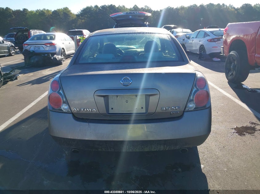 2005 Nissan Altima 3.5 Se VIN: 1N4BL11DX5C956752 Lot: 43380661