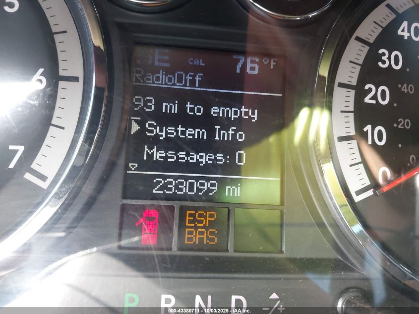 2009 Dodge Ram 1500 Slt/Sport/Trx VIN: 1D3HB18P59S800614 Lot: 43380711