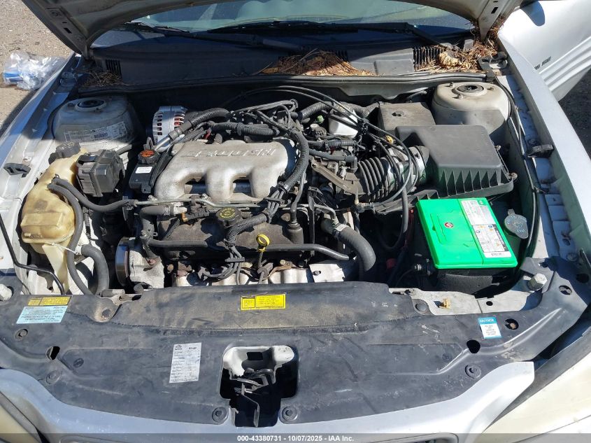 2001 Pontiac Grand Am Se1 VIN: 1G2NF52E51M644702 Lot: 43380731