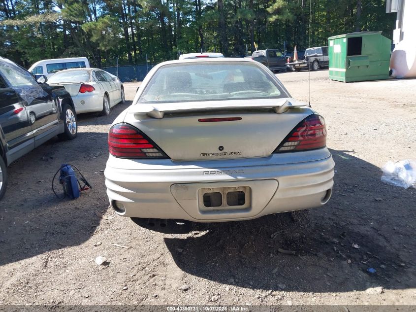 2001 Pontiac Grand Am Se1 VIN: 1G2NF52E51M644702 Lot: 43380731