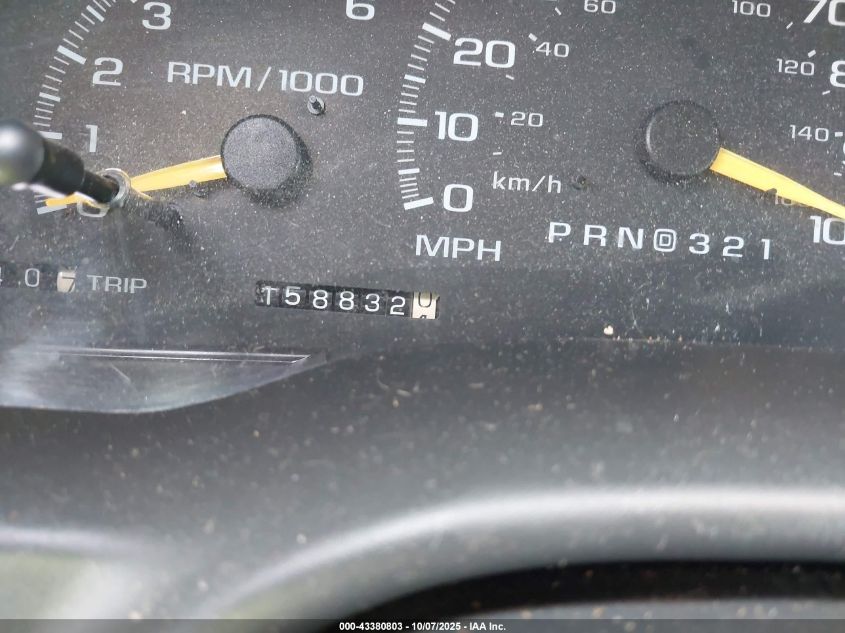 1997 GMC Sierra 1500 Sl Wideside VIN: 2GTEC19R4V1527622 Lot: 43380803