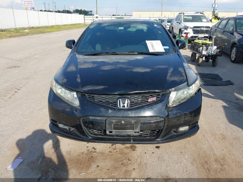 2013 Honda Civic Si VIN: 2HGFG4A50DH700756 Lot: 43380815