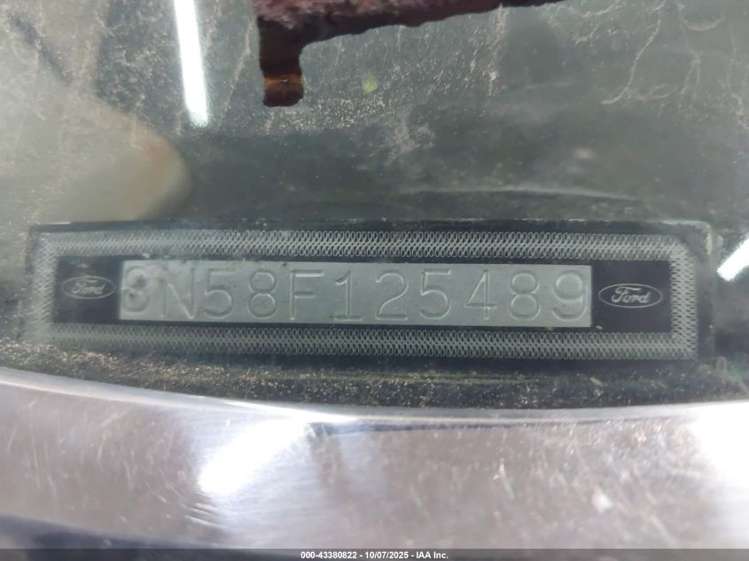 1968 Ford Galaxie 500 VIN: 8N58F125489 Lot: 43380822