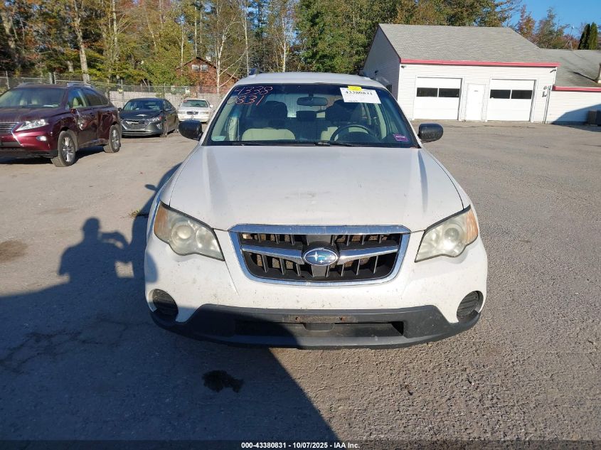 2009 Subaru Outback 2.5I VIN: 4S4BP60CX96321860 Lot: 43380831