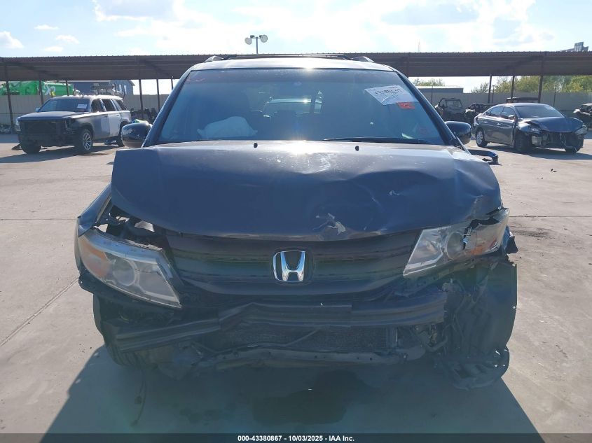 2013 Honda Odyssey Touring/Touring Elite VIN: 5FNRL5H93DB075782 Lot: 43380867
