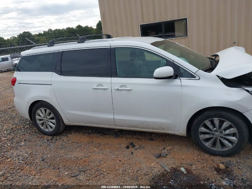 2017 Kia Sedona Ex VIN: KNDMC5C13H6256975 Lot: 43380883