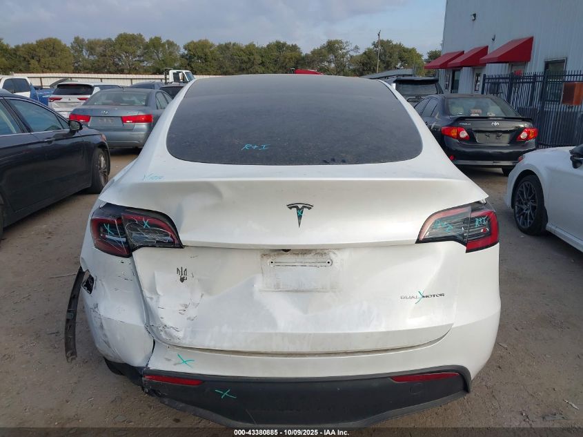 2024 Tesla Model Y Long Range Dual Motor All-Wheel Drive VIN: 7SAYGDEE2RA259291 Lot: 43380885