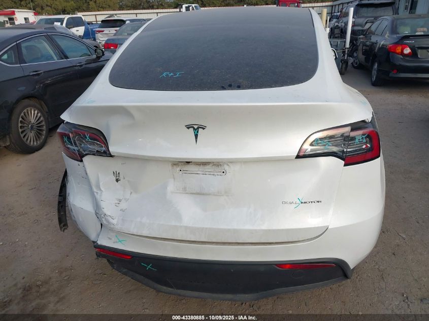 2024 Tesla Model Y Long Range Dual Motor All-Wheel Drive VIN: 7SAYGDEE2RA259291 Lot: 43380885