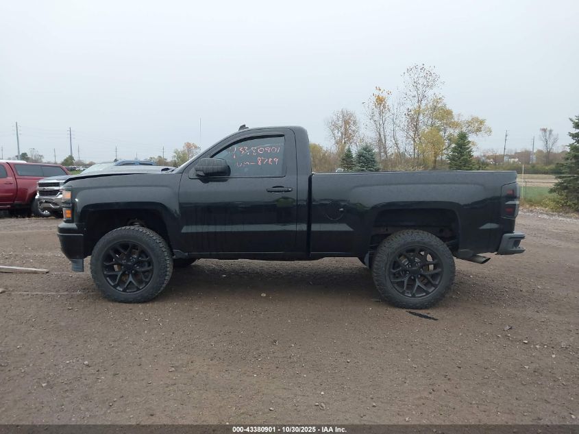 2014 Chevrolet Silverado 1500 2Lt VIN: 1GCNKREC3EZ378789 Lot: 43380901