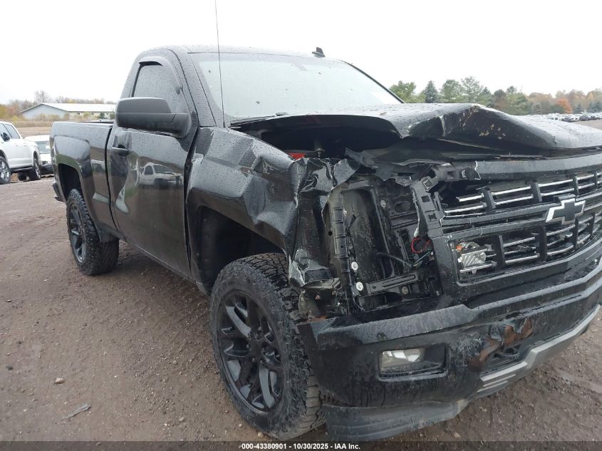 2014 Chevrolet Silverado 1500 2Lt VIN: 1GCNKREC3EZ378789 Lot: 43380901