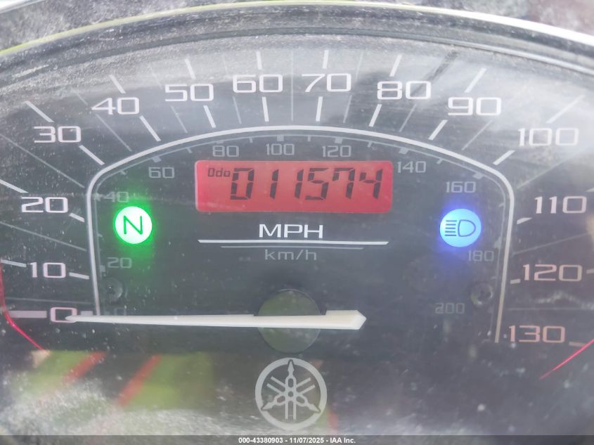 2007 Yamaha Xvs1300 Ct VIN: JYAVP25E37A005436 Lot: 43380903