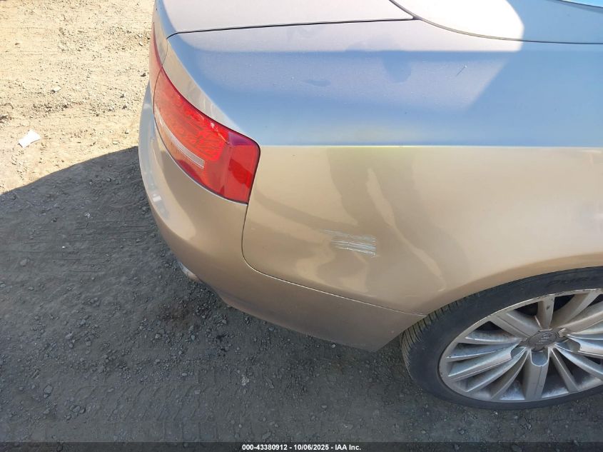 2011 Audi A5 2.0T Premium VIN: WAULFAFH4BN015229 Lot: 43380912