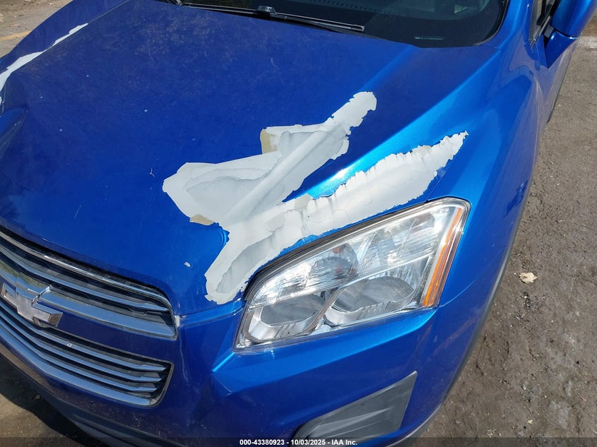 2016 CHEVROLET TRAX LT - KL7CJPSB1GB587709