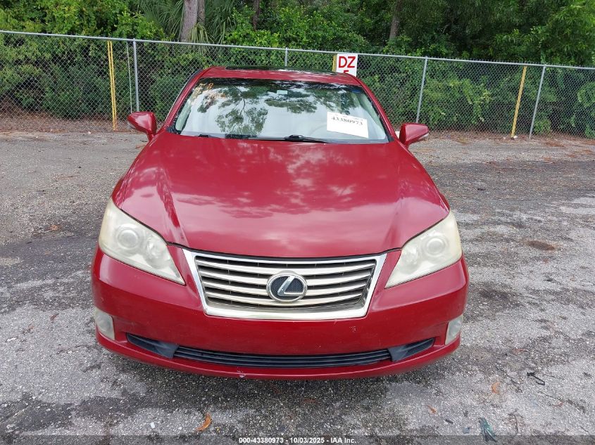 2012 Lexus Es 350 VIN: JTHBK1EG3C2512812 Lot: 43380973
