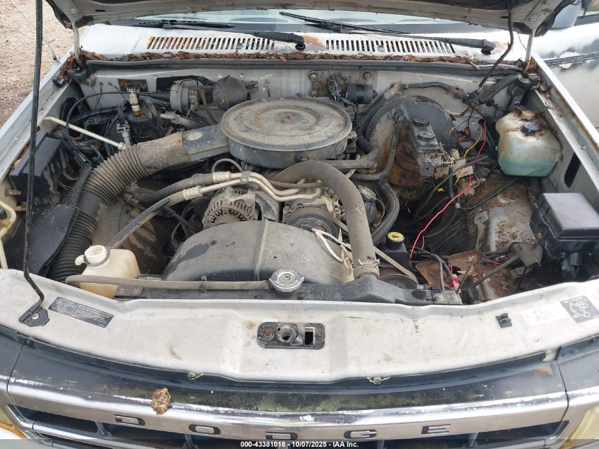 1996 Dodge Dakota VIN: 1B7GL23X2TS666795 Lot: 43381018