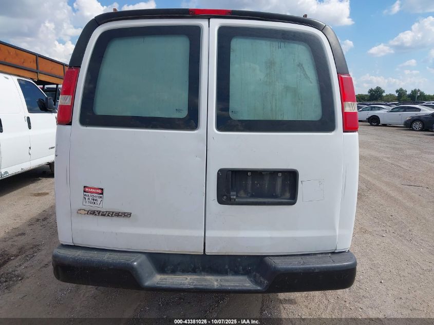 2018 Chevrolet Express 2500 Work Van VIN: 1GCWGAFPXJ1173441 Lot: 43381026