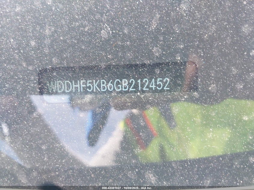 2016 MERCEDES-BENZ E 350 WDDHF5KB6GB212452