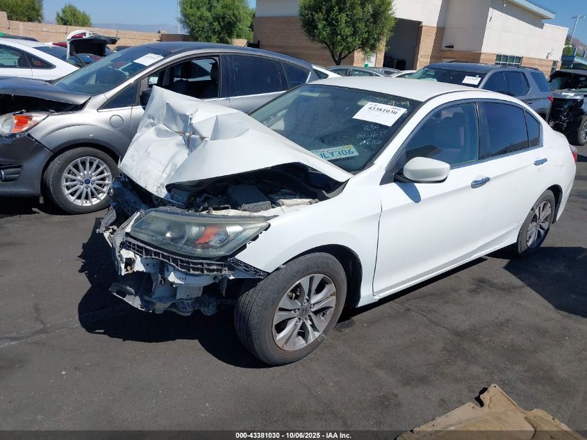2015 Honda Accord Lx VIN: 1HGCR2F37FA044758 Lot: 43381030