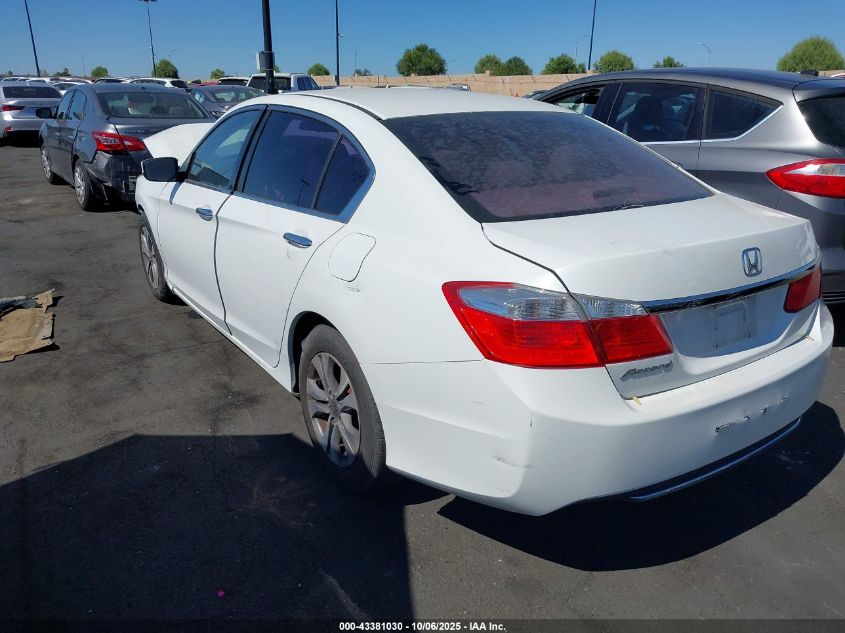 2015 Honda Accord Lx VIN: 1HGCR2F37FA044758 Lot: 43381030