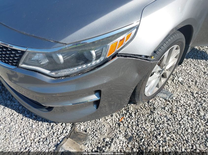 2016 Kia Optima Ex VIN: 5XXGU4L38GG084383 Lot: 43381039