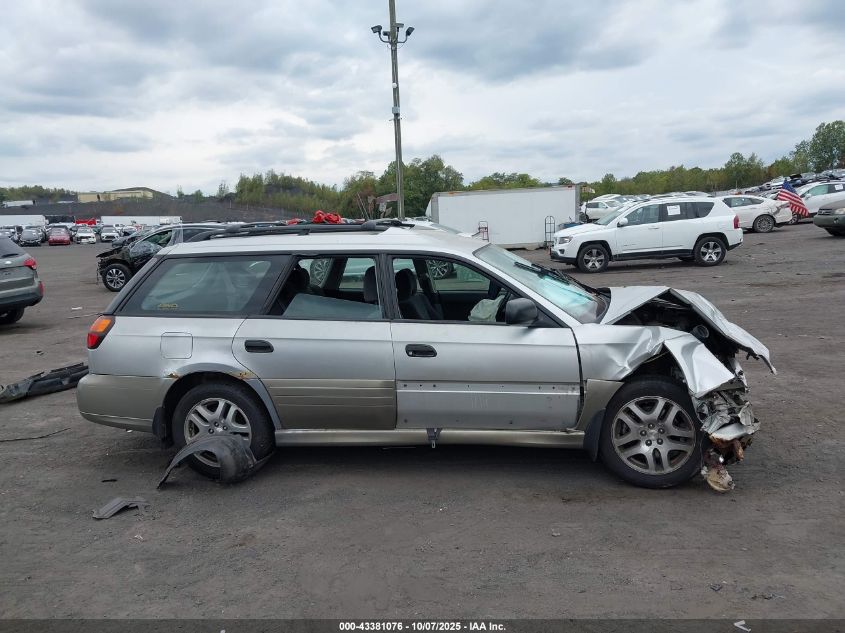 2003 Subaru Outback VIN: 4S3BH675937629872 Lot: 43381076