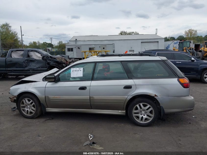 2003 Subaru Outback VIN: 4S3BH675937629872 Lot: 43381076
