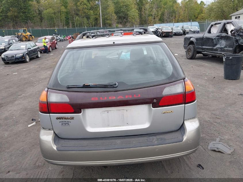 2003 Subaru Outback VIN: 4S3BH675937629872 Lot: 43381076