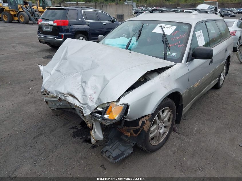 2003 Subaru Outback VIN: 4S3BH675937629872 Lot: 43381076