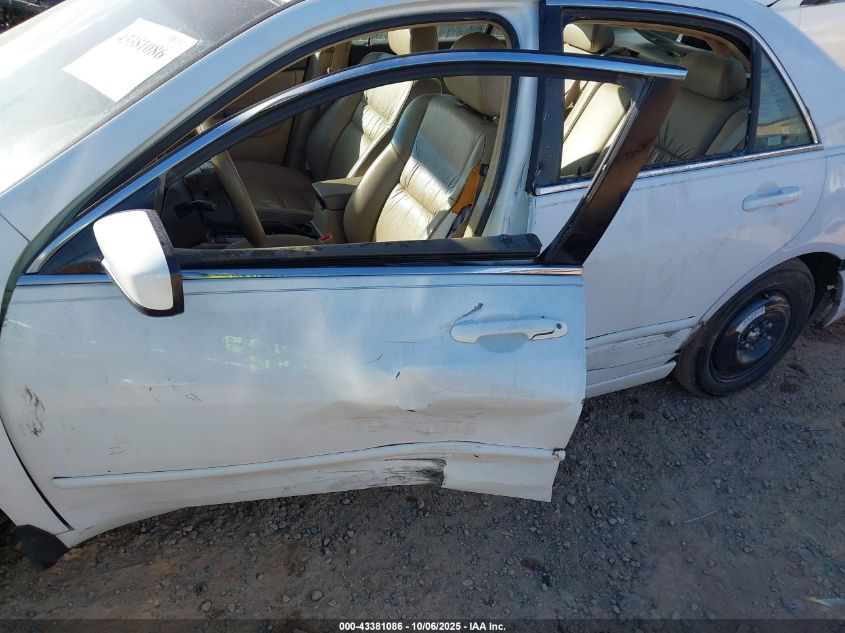 2005 Honda Accord 3.0 Ex VIN: 1HGCM66585A044581 Lot: 43381086