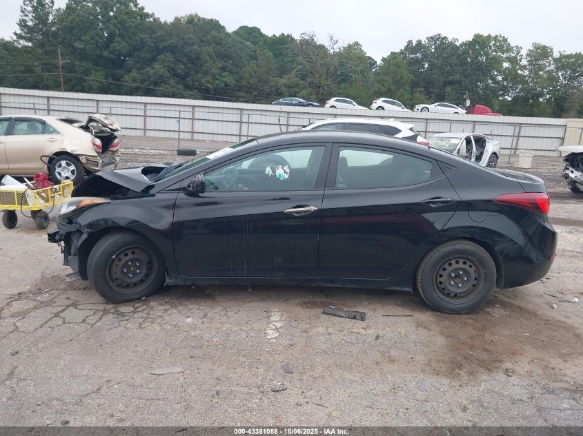 2014 Hyundai Elantra Se VIN: 5NPDH4AE7EH499787 Lot: 43381088