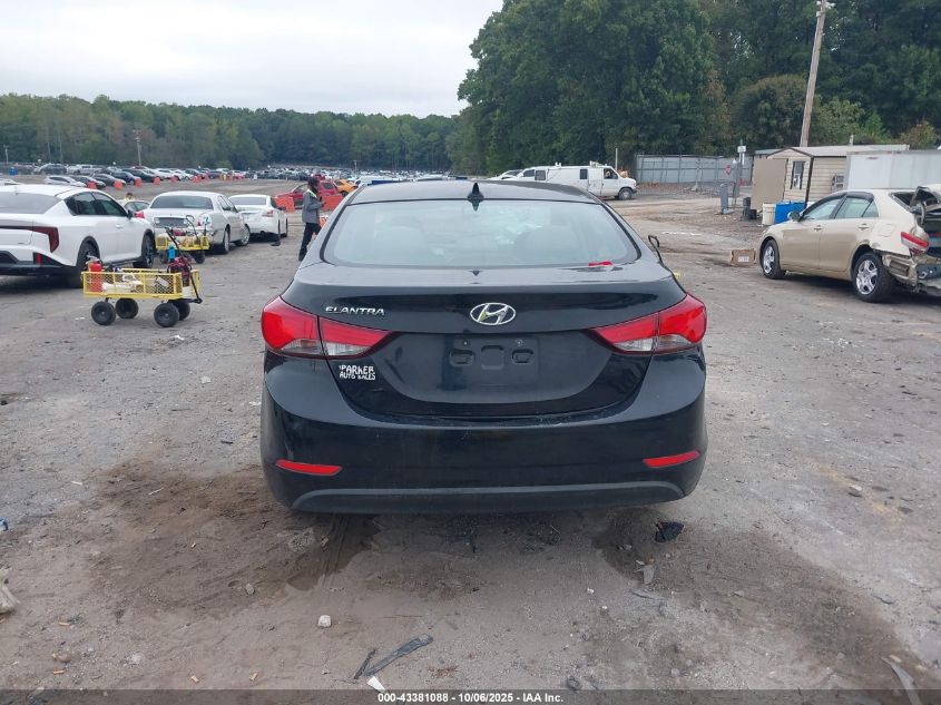 2014 Hyundai Elantra Se VIN: 5NPDH4AE7EH499787 Lot: 43381088