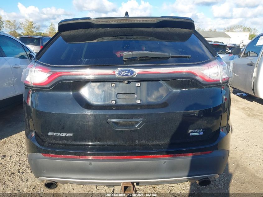2016 Ford Edge Sel VIN: 2FMPK4J9XGBC41601 Lot: 43381091