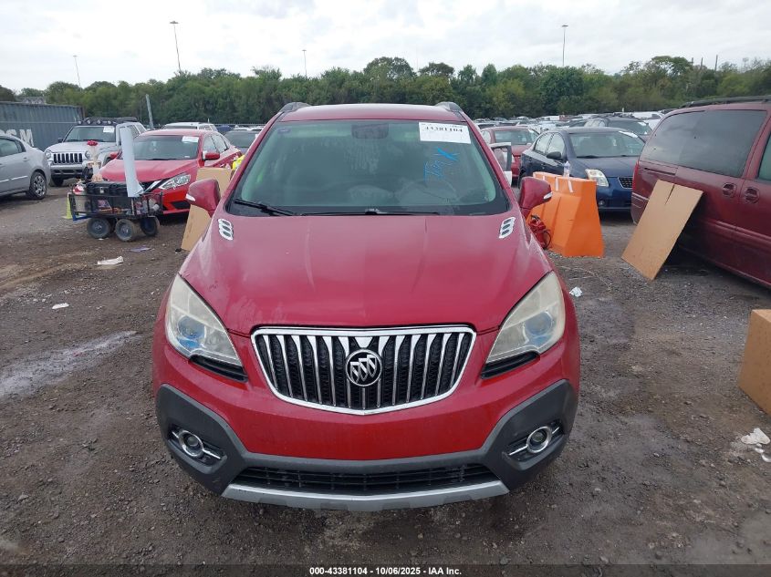 2014 Buick Encore Convenience VIN: KL4CJBSB7EB531612 Lot: 43381104