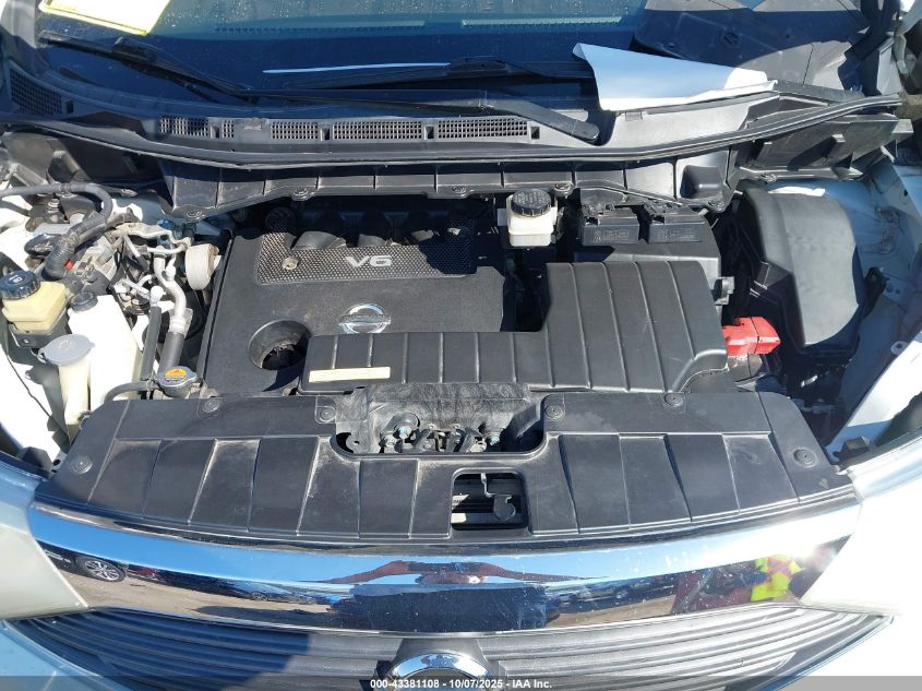 2013 Nissan Quest Sv VIN: JN8AE2KPXD9070543 Lot: 43381108