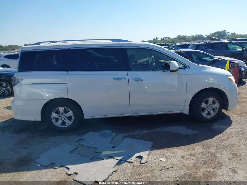 2013 Nissan Quest Sv VIN: JN8AE2KPXD9070543 Lot: 43381108