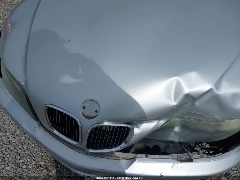 2002 BMW Z3 3.0I VIN: 4USCN53492LJ60898 Lot: 43381111