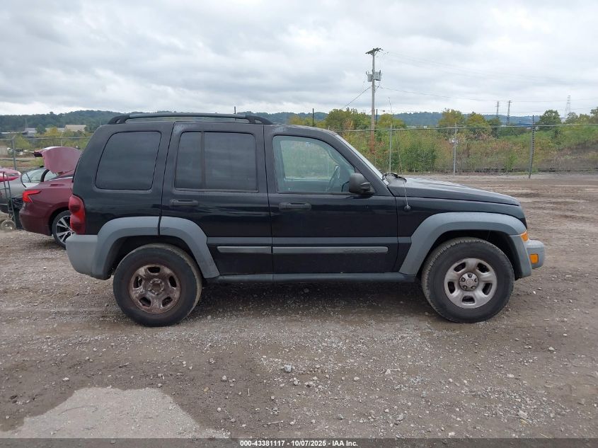 2005 Jeep Liberty Sport VIN: 1J4GL48K75W703127 Lot: 43381117