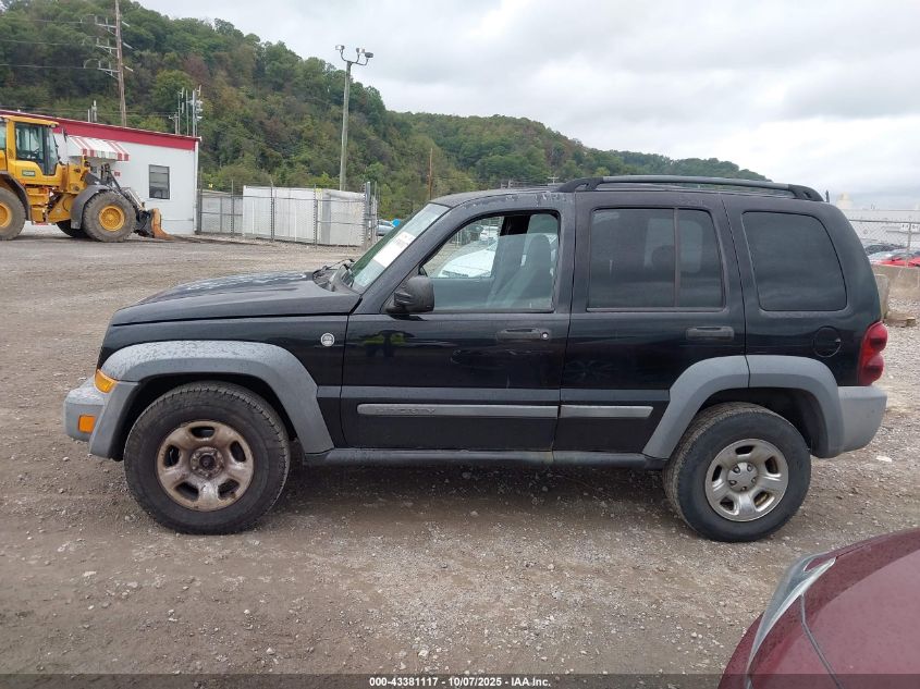 2005 Jeep Liberty Sport VIN: 1J4GL48K75W703127 Lot: 43381117