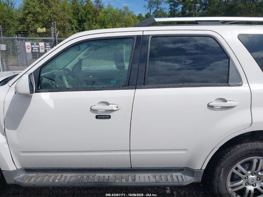 2009 Mercury Mariner Premier V6 VIN: 4M2CU87G89KJ05836 Lot: 43381171