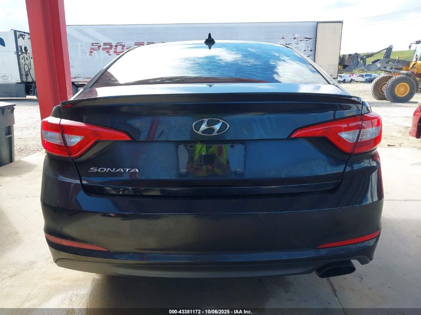 2017 Hyundai Sonata Se VIN: 5NPE24AF7HH493989 Lot: 43381172