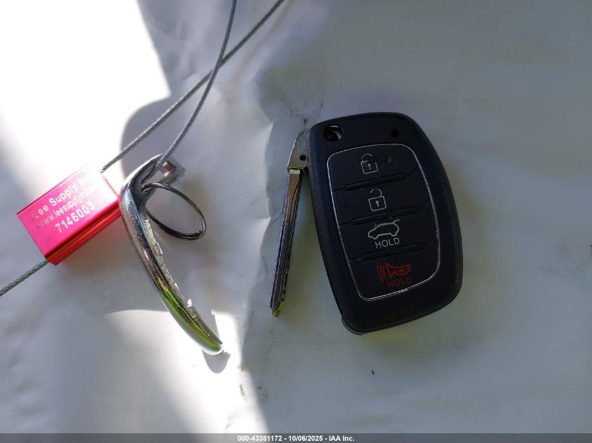 2017 Hyundai Sonata Se VIN: 5NPE24AF7HH493989 Lot: 43381172