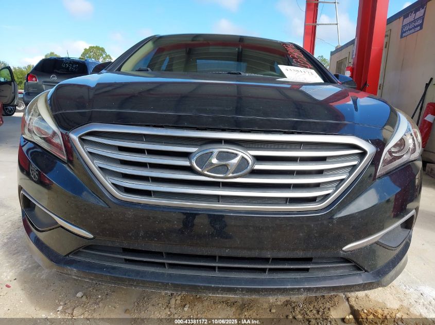2017 Hyundai Sonata Se VIN: 5NPE24AF7HH493989 Lot: 43381172