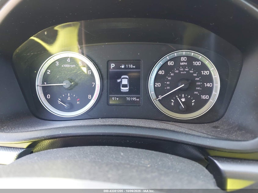 2019 Hyundai Sonata Se VIN: 5NPE24AF6KH734349 Lot: 43381205