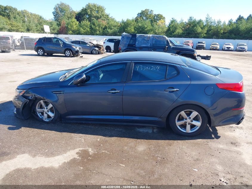2015 Kia Optima Lx VIN: KNAGM4A70F5613122 Lot: 43381208