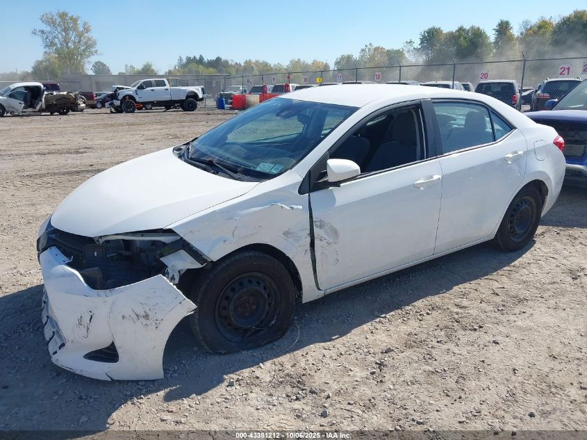 2017 Toyota Corolla L VIN: 2T1BURHE4HC752223 Lot: 43381212