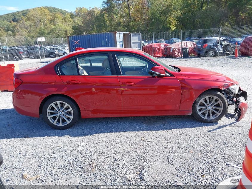 2018 BMW 320I xDrive VIN: WBA8A3C54JA505279 Lot: 43381231