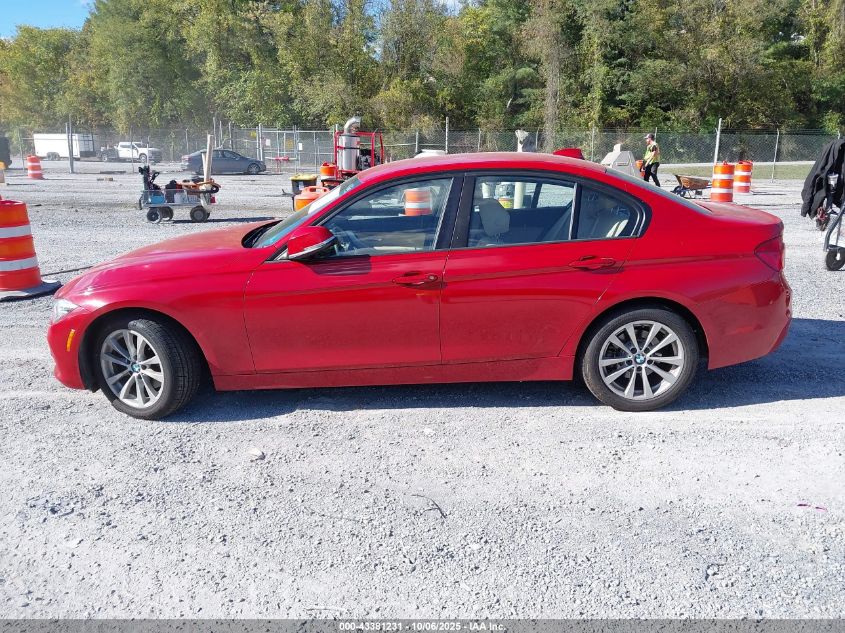 2018 BMW 320I xDrive VIN: WBA8A3C54JA505279 Lot: 43381231