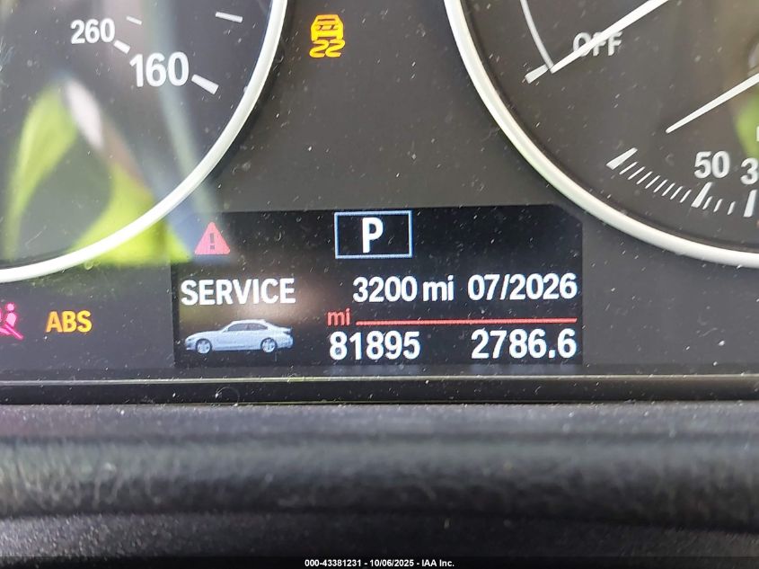 2018 BMW 320I xDrive VIN: WBA8A3C54JA505279 Lot: 43381231